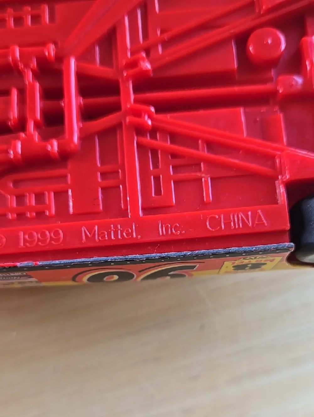 McDonald's Red and Black Race Car Toy - Kids Collectible